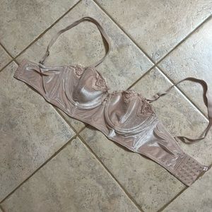 victorias secret velvet mini bustier crop top